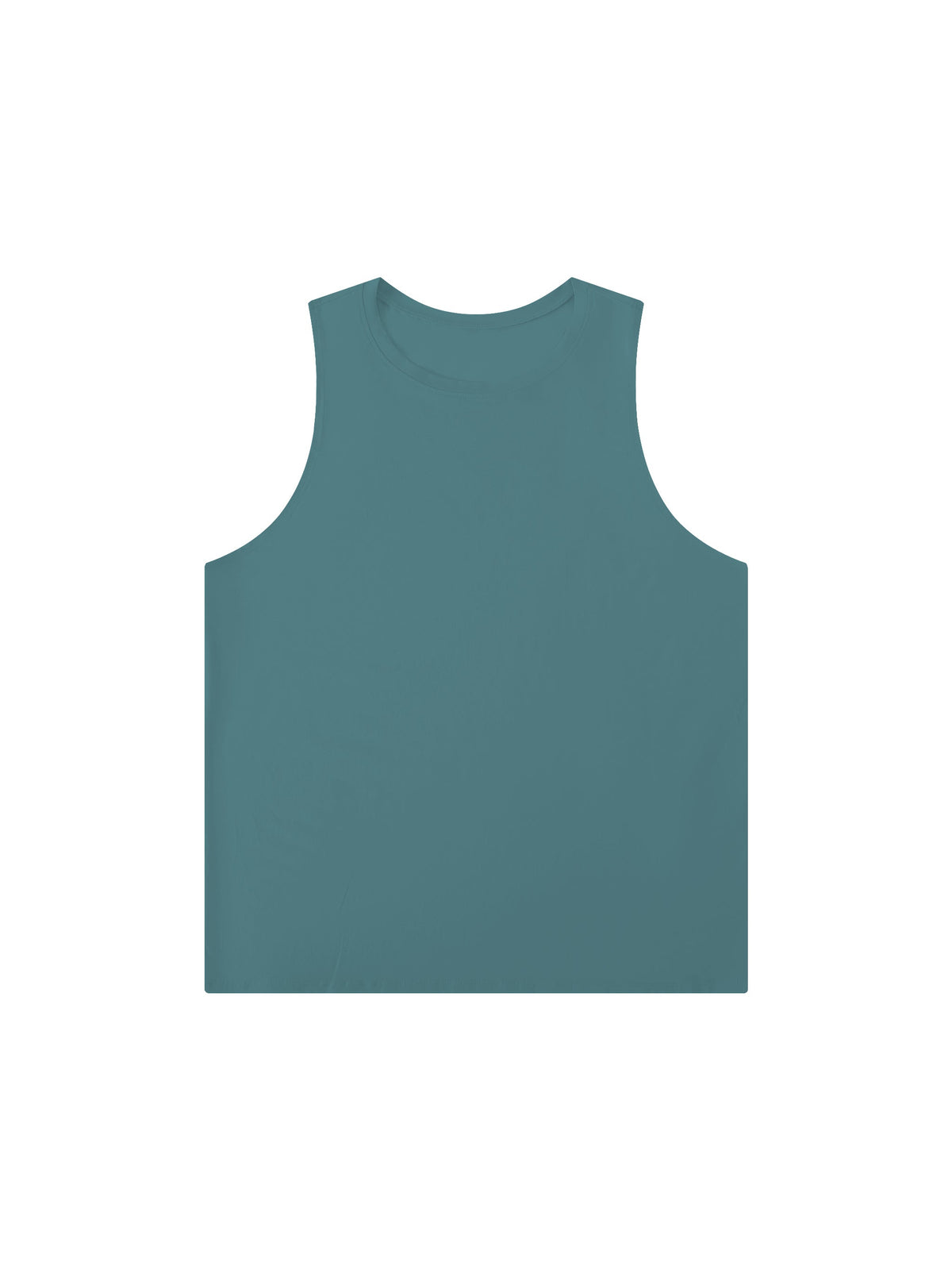 Men's Solid Colour Crewneck Tank Top