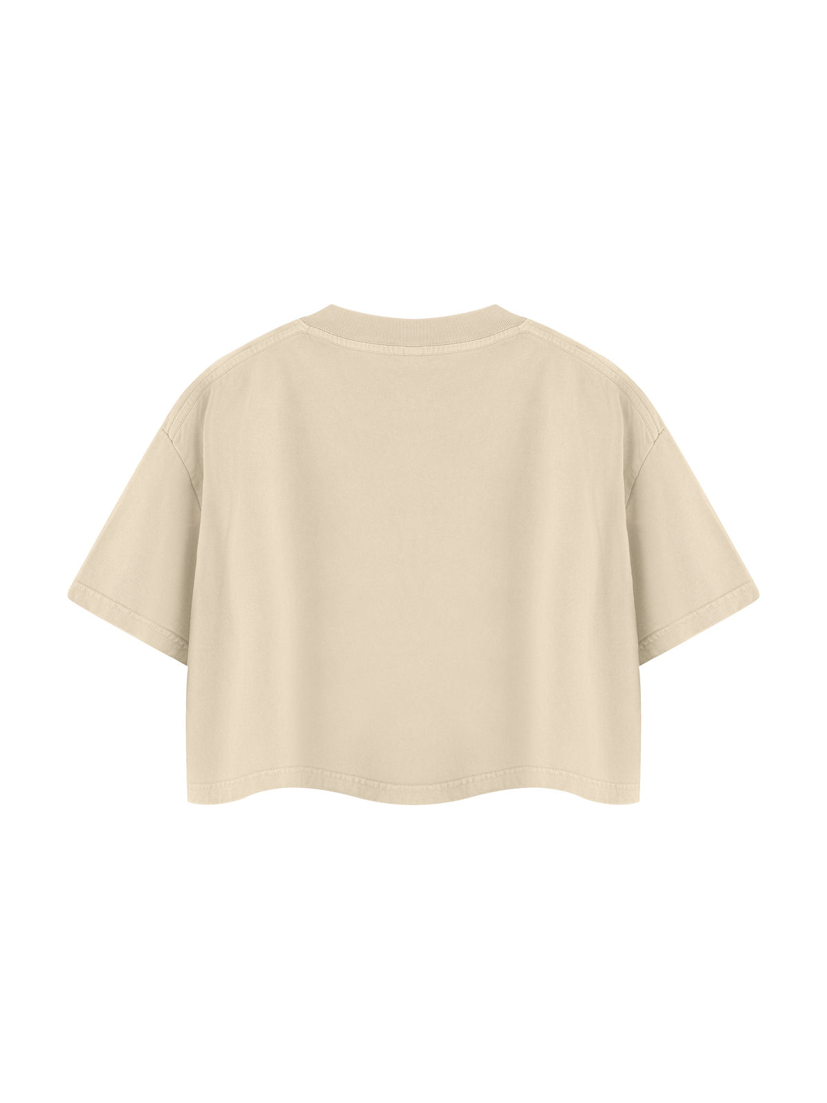 Women's Mineral Wash Cotton Crop T-Shirt