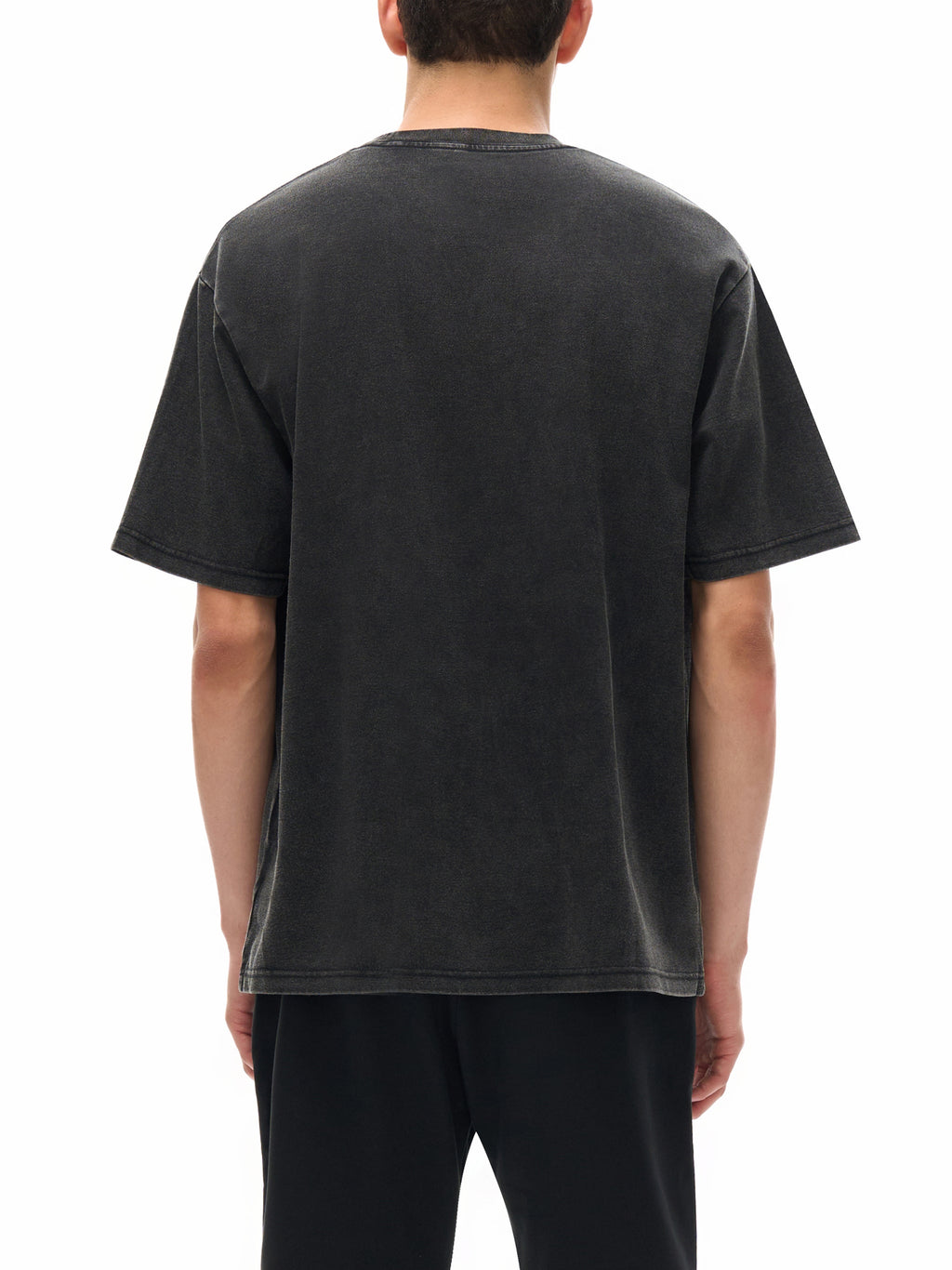 Unisex bamboo slub snow-washed T-shirt lifestyle view