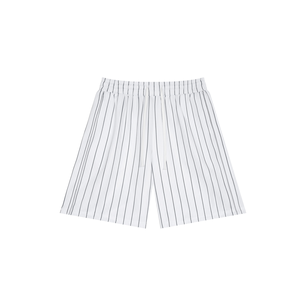 Unisex Striped Loose Fit Shorts