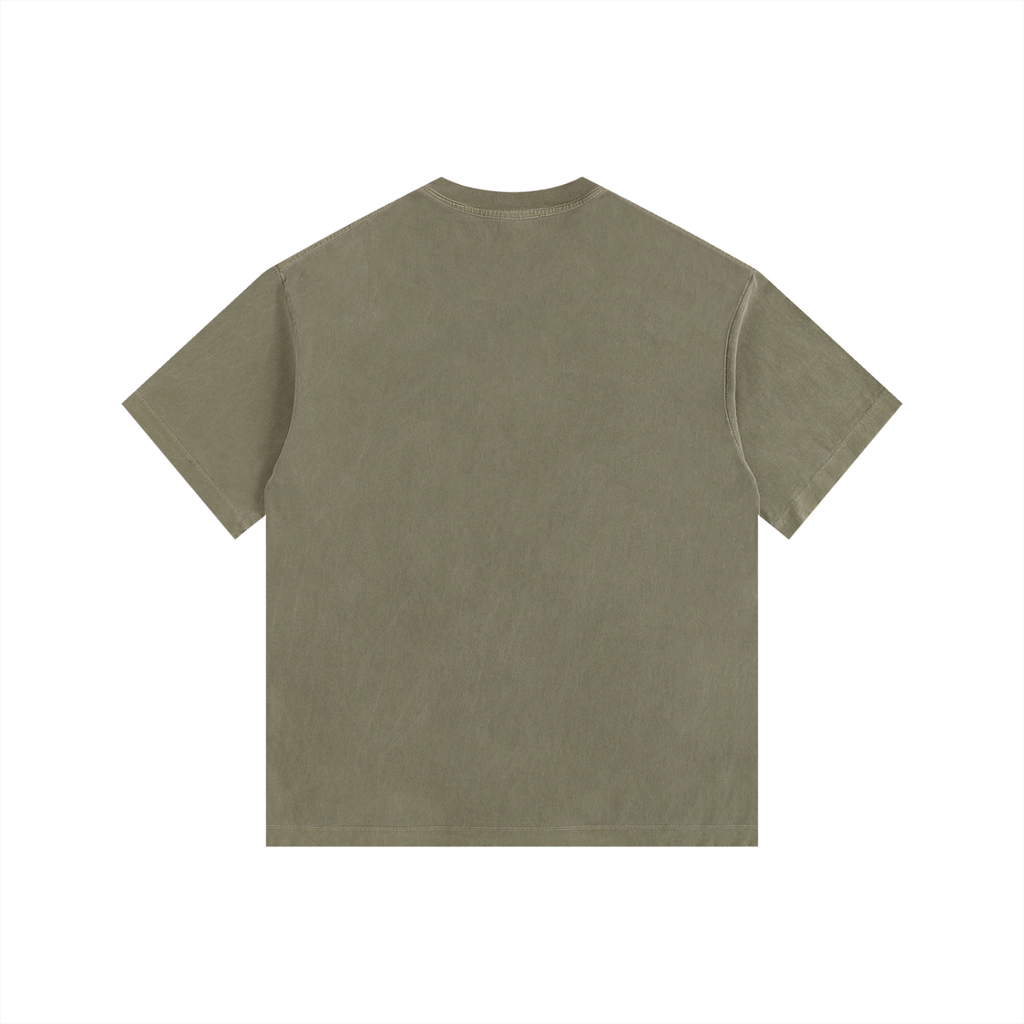 Unisex Vintage-Washed Oversized Cotton T-Shirt gallery view