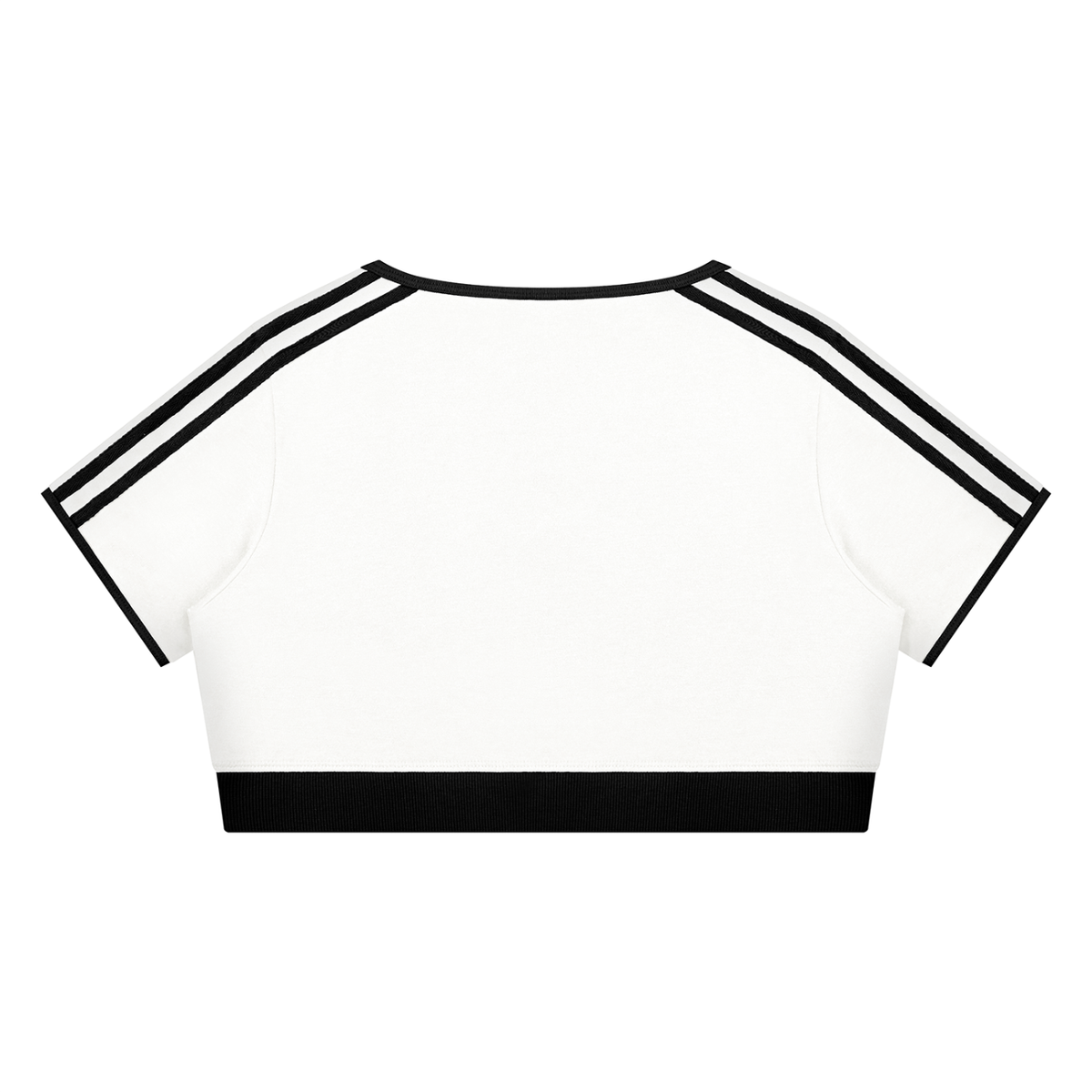 Women’s Color Block Crop T-Shirt