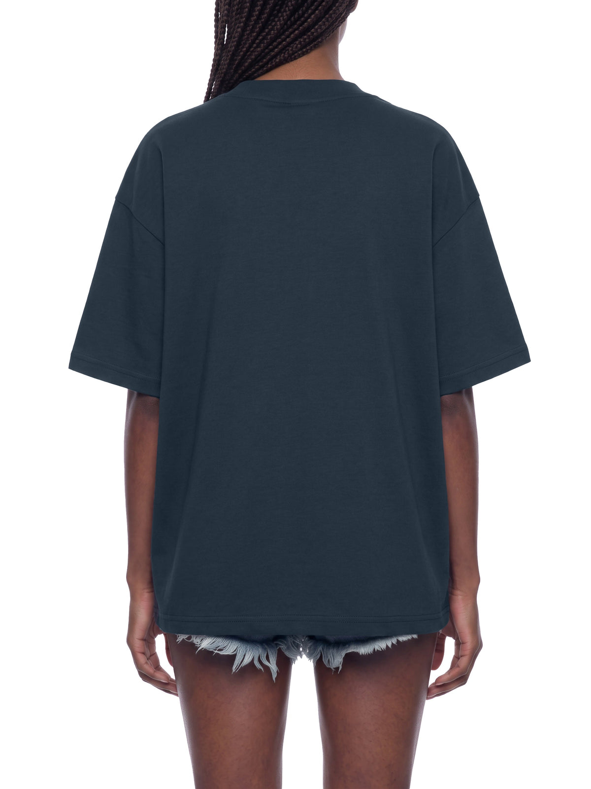 Unisex Oversized Piping Henley T-Shirt