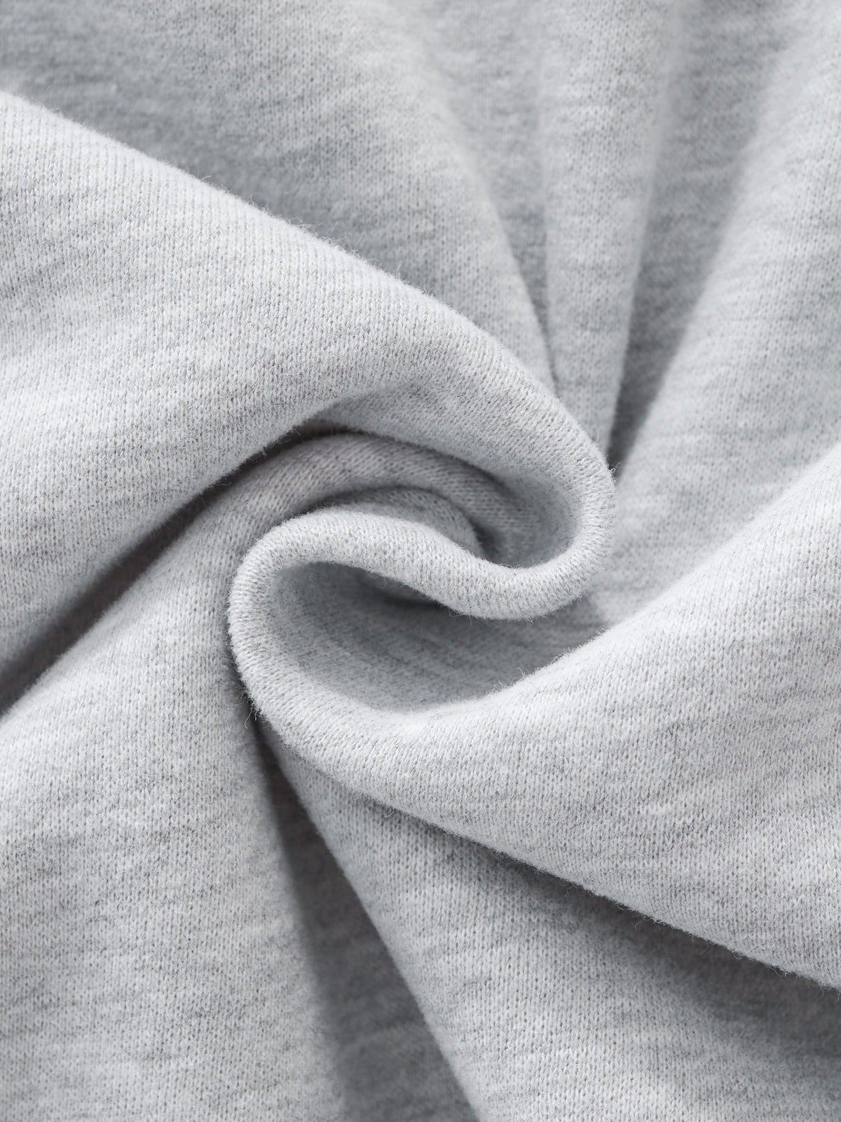 Contrast-Stitched Boxy Fleece Zip Hoodie