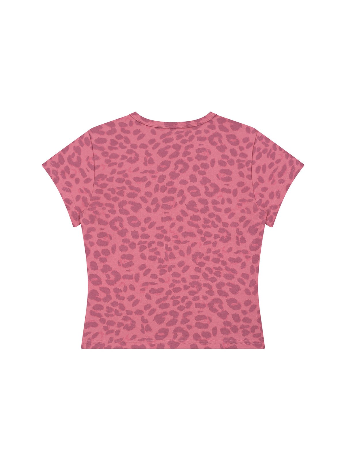 Women’s Leopard Print Crop T-Shirt