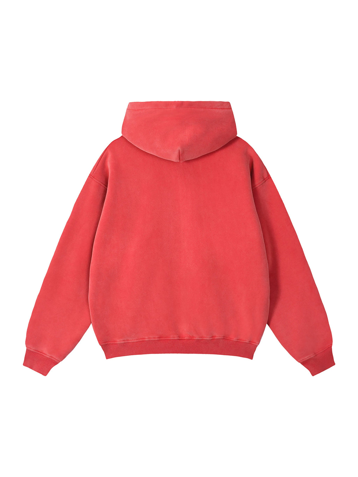 Zip-Through Boxy Fleece Hoodie