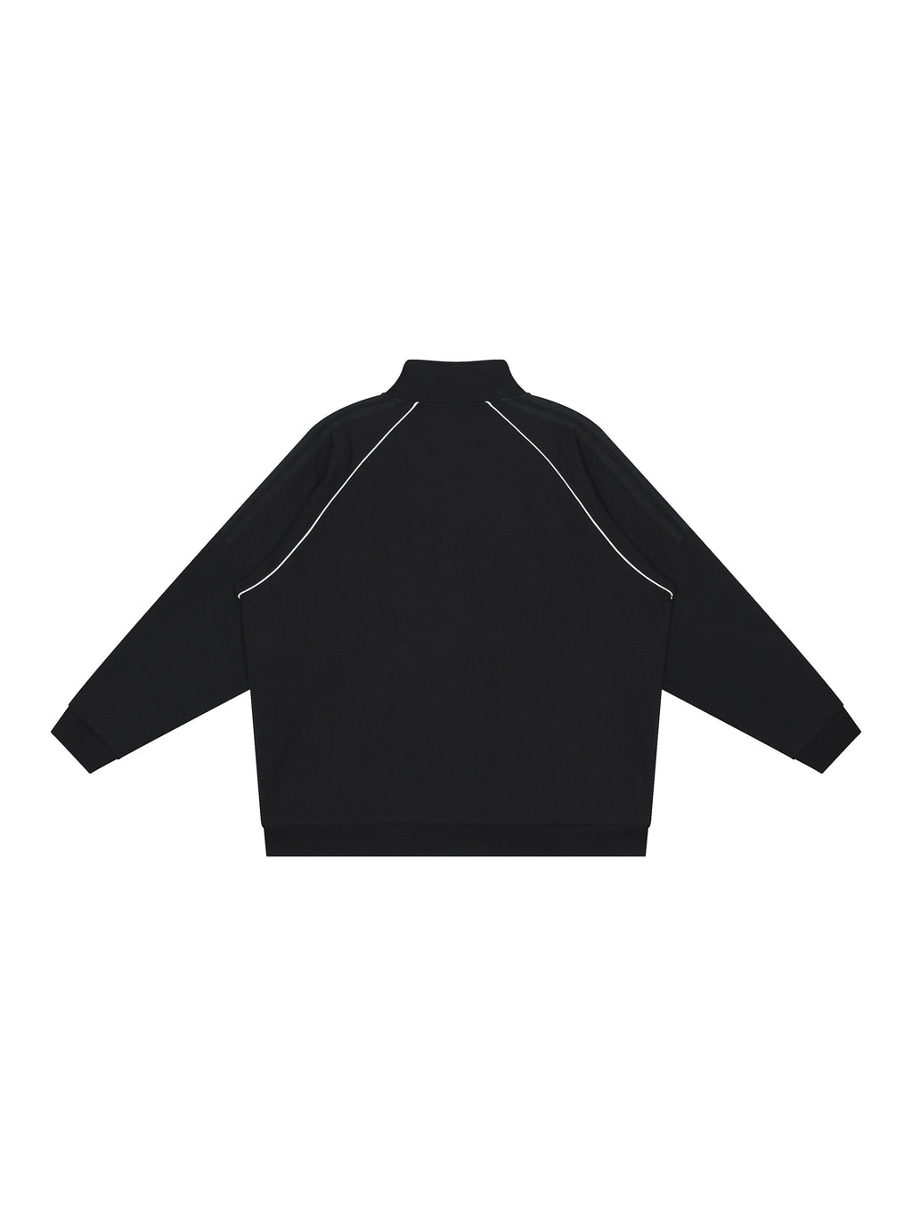 Reflective Striped Raglan Sleeve Jacket