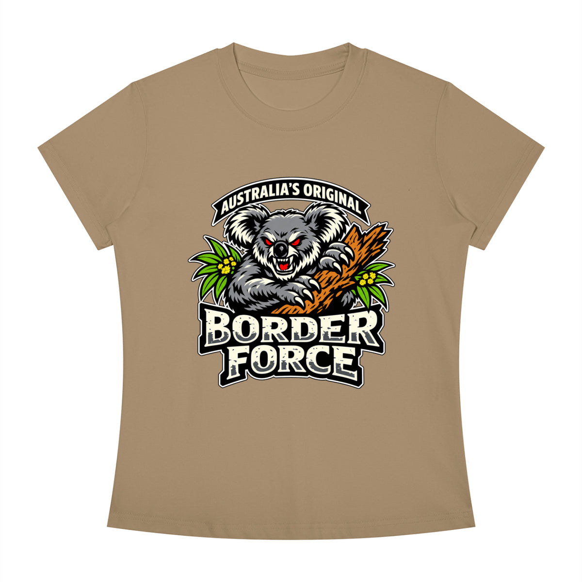 Drop Bear Women's Slim Fit Crewneck T-Shirt