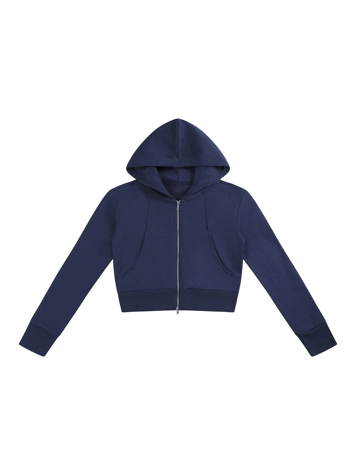 Women’s Slim Crop Full Zip Hoodie