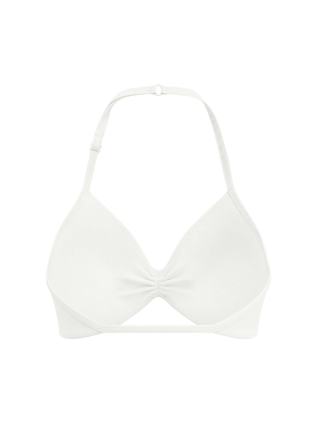Women’s Ruched Halter-Neck Sports Bra