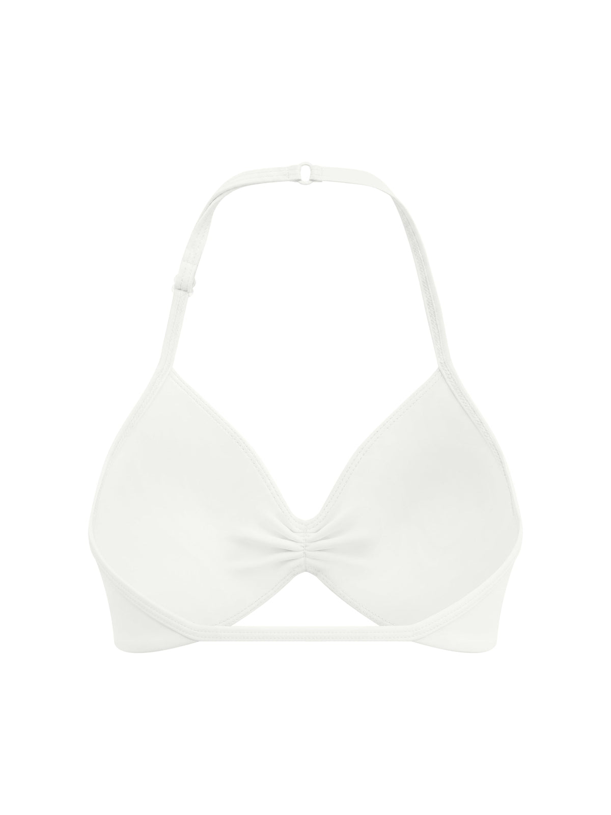 Women’s Ruched Halter-Neck Sports Bra