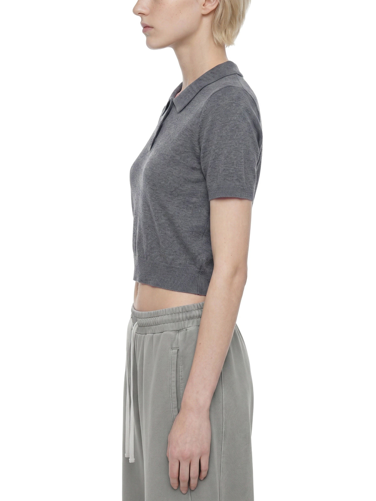 Women’s Knit Cotton Polo Shirt