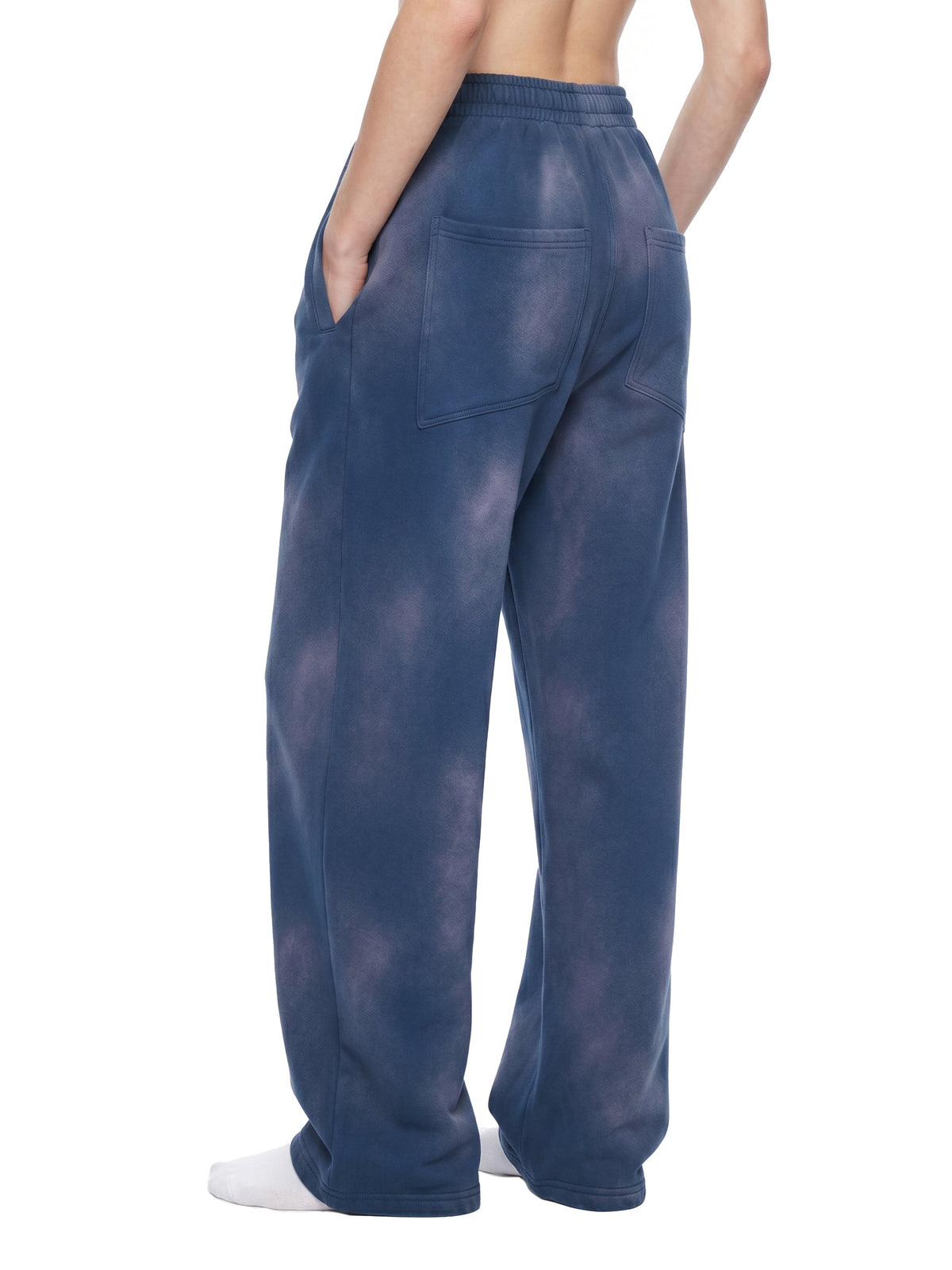 Unisex Sunfade Wide-Leg Fleece Sweatpants