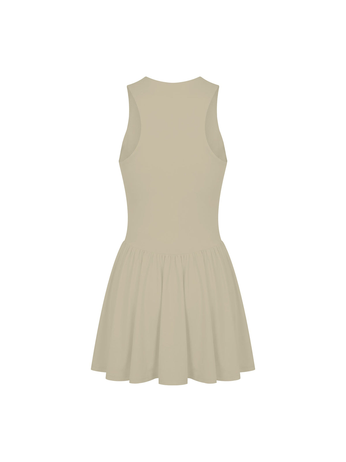 Women’s Ruched Sleeveless Full-Zip Dress