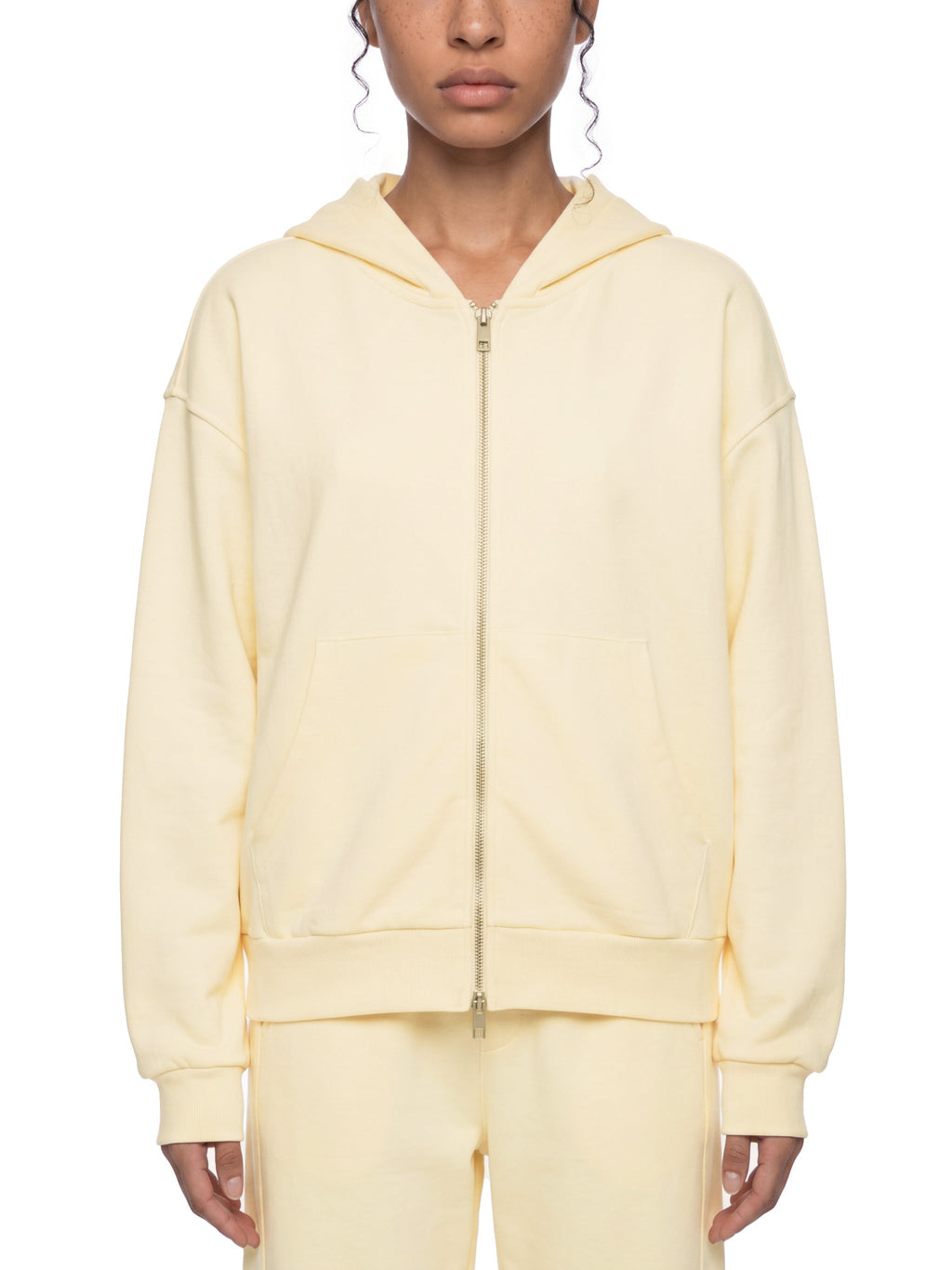 Unisex Drop Shoulder Full Zip Hoodie – product view 7