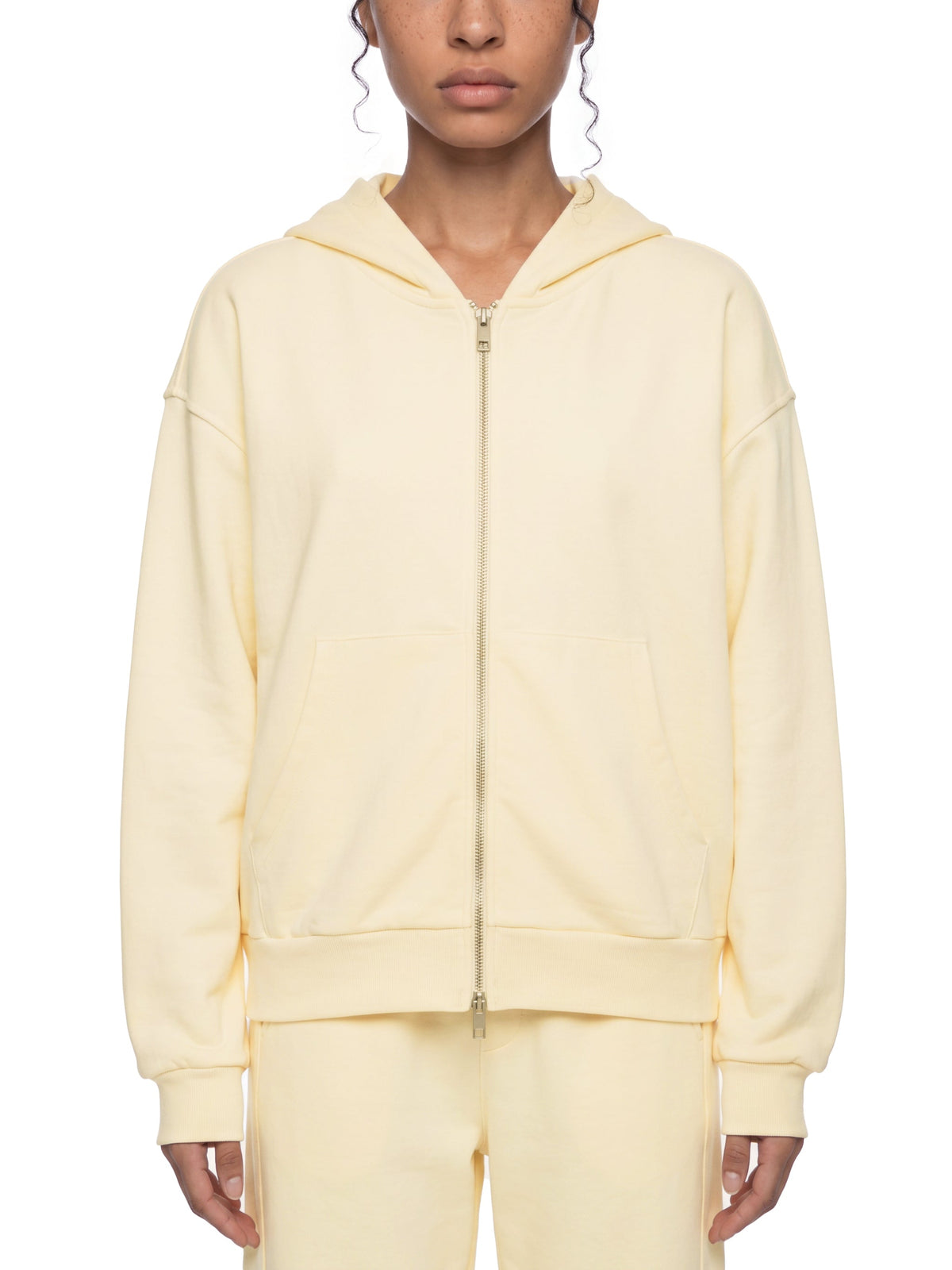 Unisex Drop Shoulder Full Zip Hoodie – product view 7