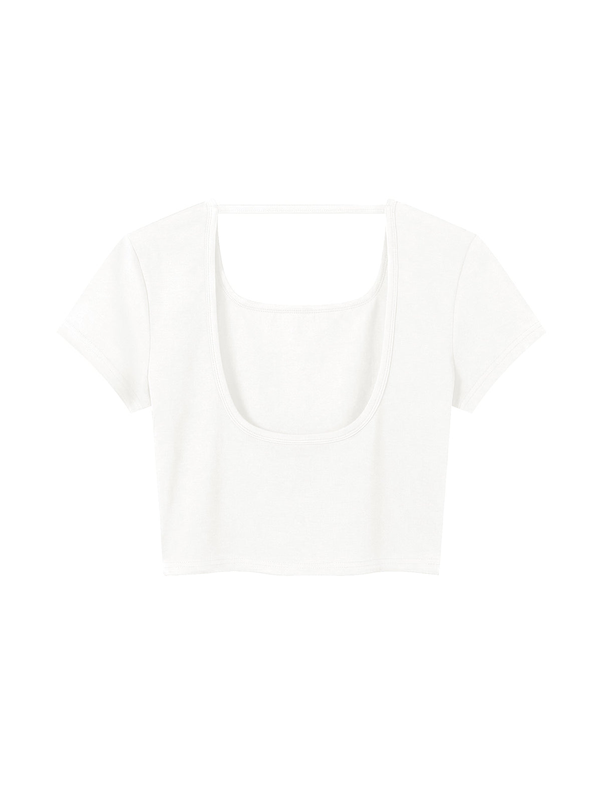 Women's Square Neck Crop T-Shirt