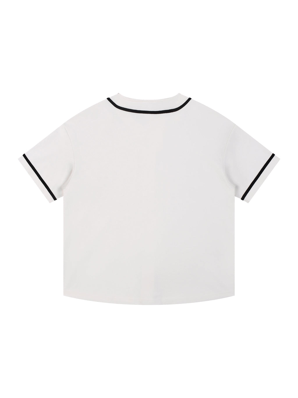 Unisex Contrast Piped Button-Up Jersey gallery view