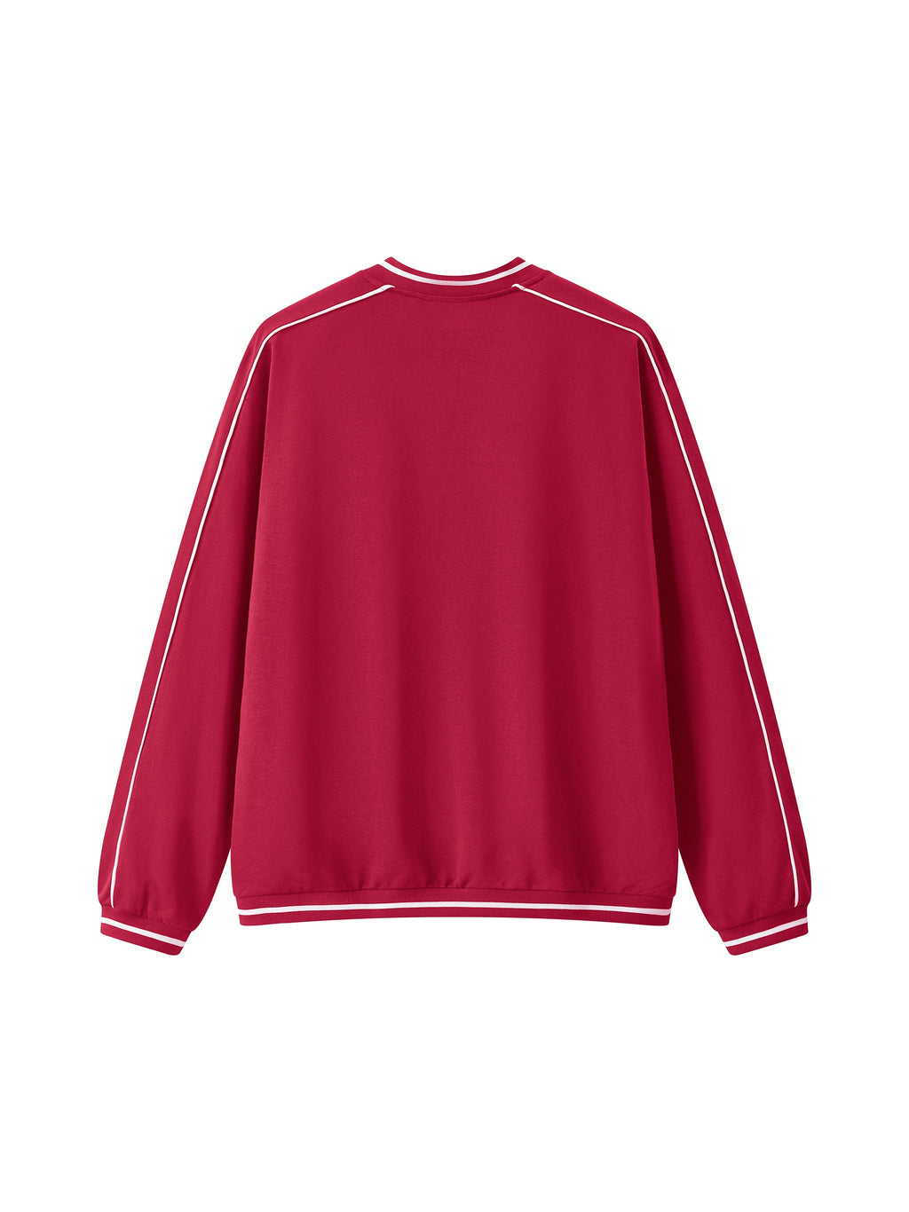 Unisex Color Block V-Neck Sweatshirt