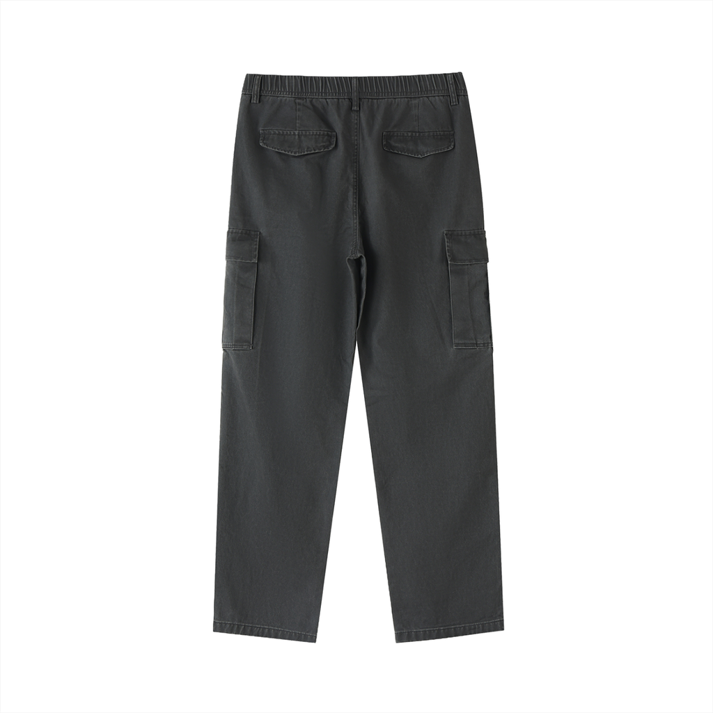Men’s Cotton Elastic-Waist Cargo Pants