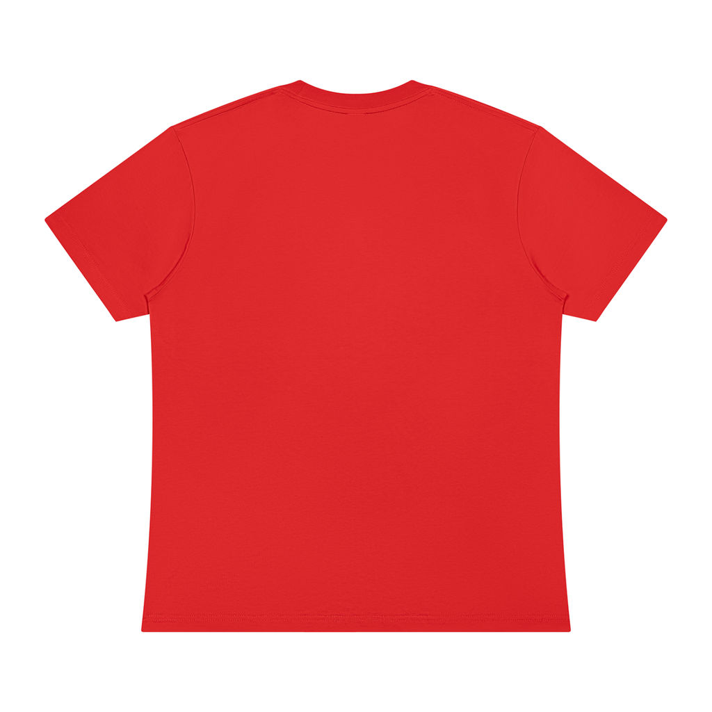 Off Script Sorona Crewneck T-Shirt - Red back view