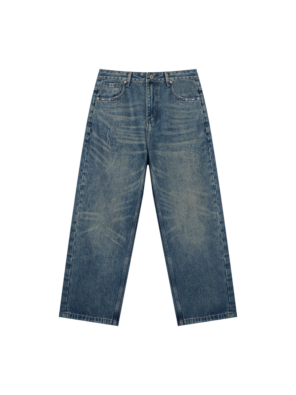 Men's Vintage Wash Denim Jeans