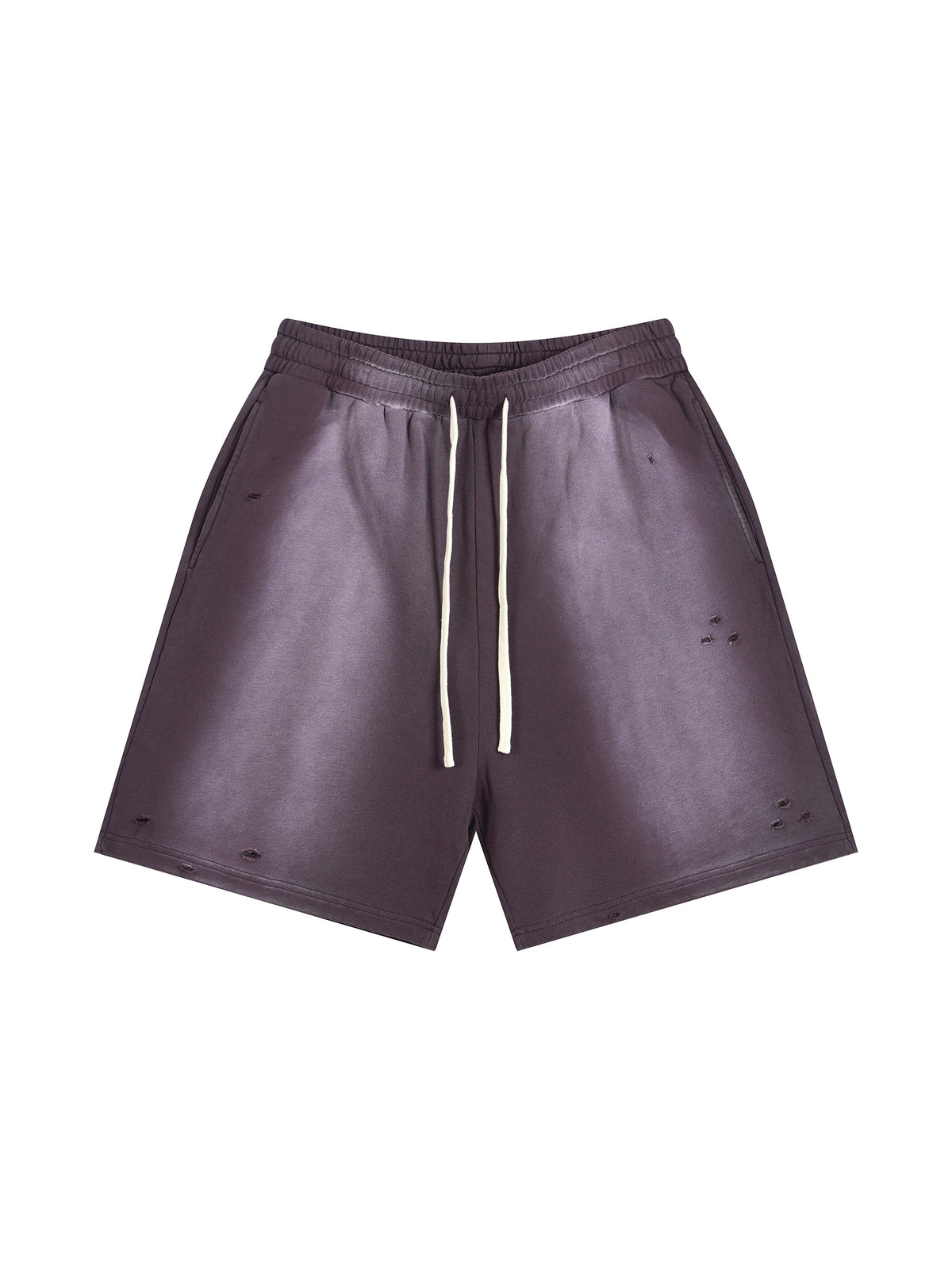 Sun-Faded Distressed Shorts