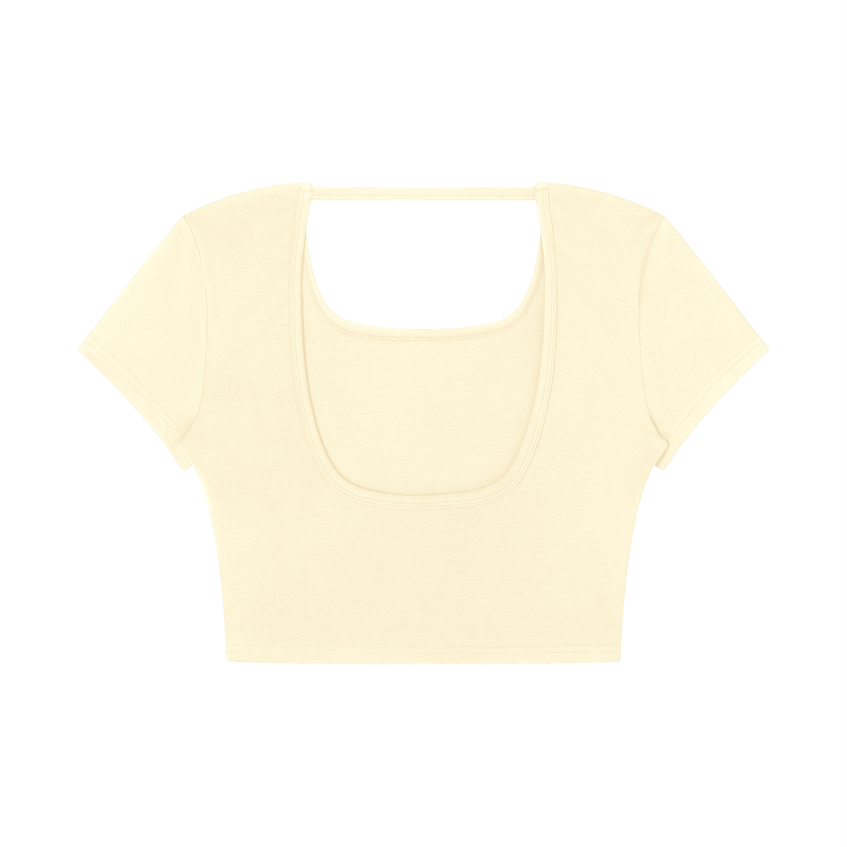 Women's Square Neck Crop T-Shirt