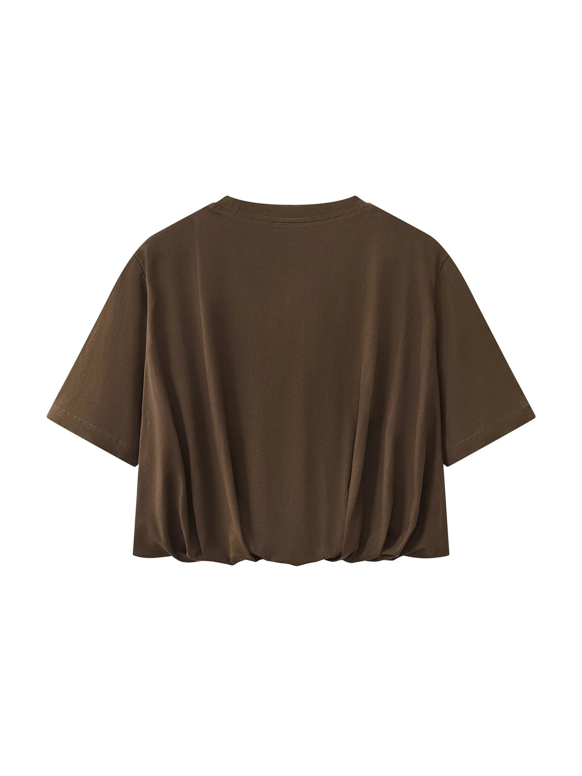Women’s Crop Bubble Hem T-Shirt