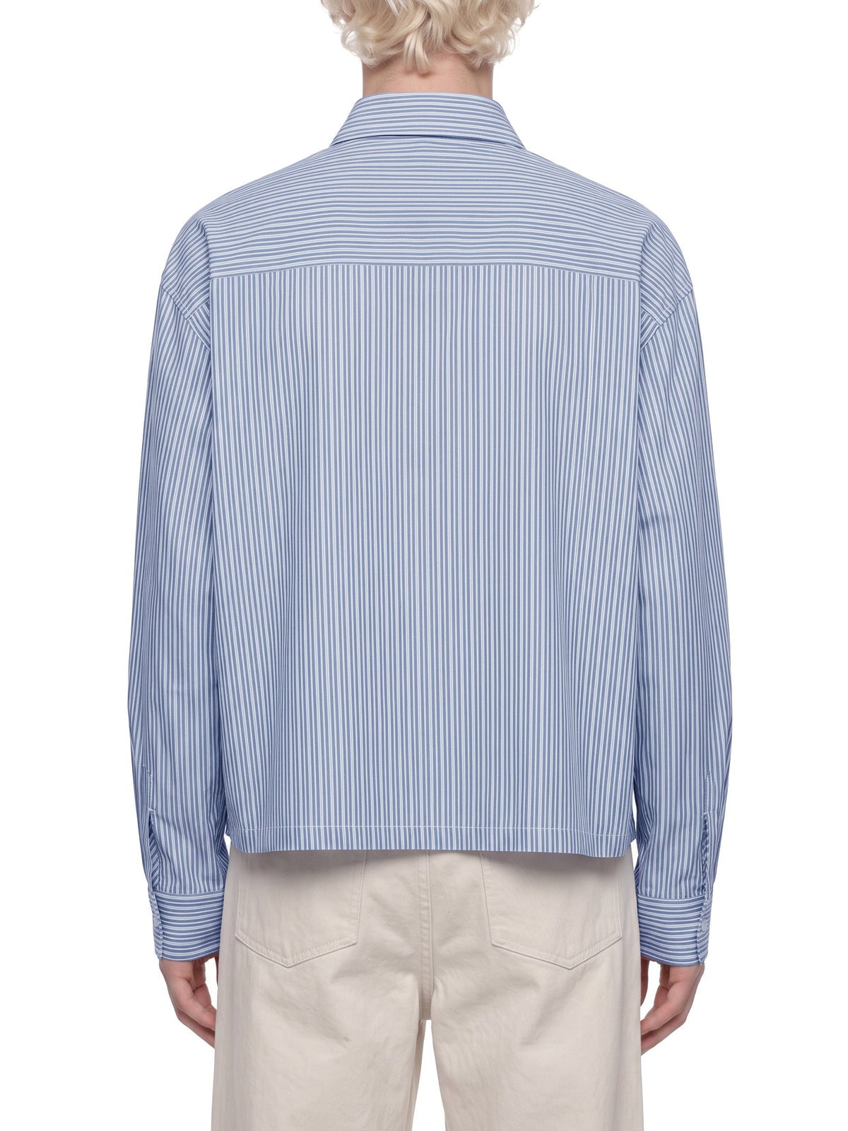 Unisex Boxy Striped Shirt