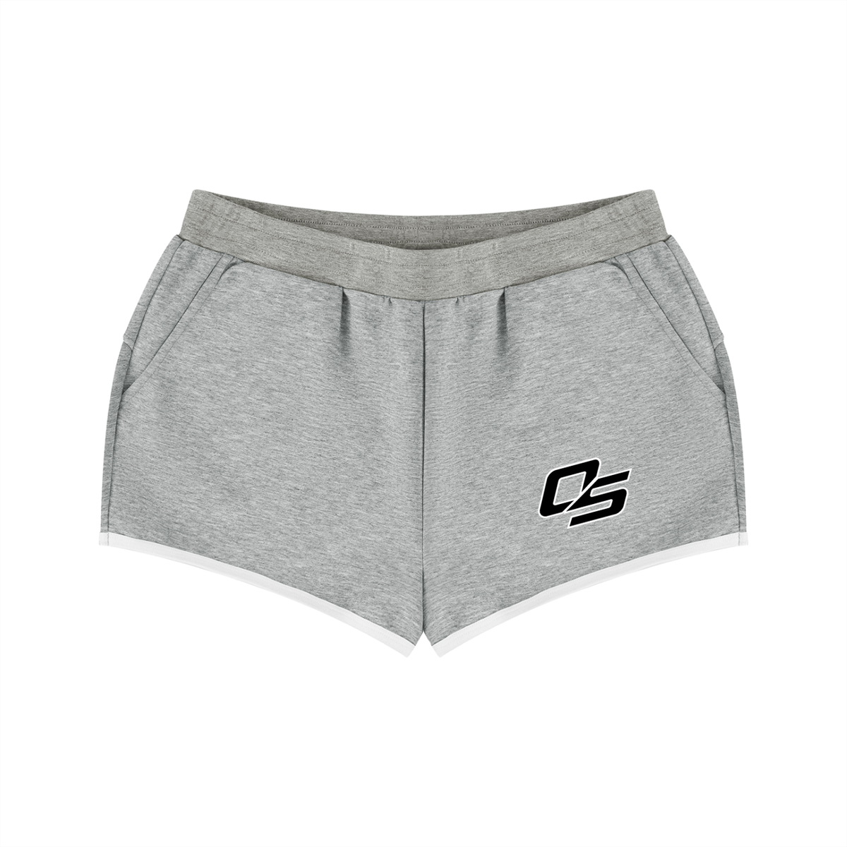 Off Script Women’s Retro Contrast-Binding Shorts