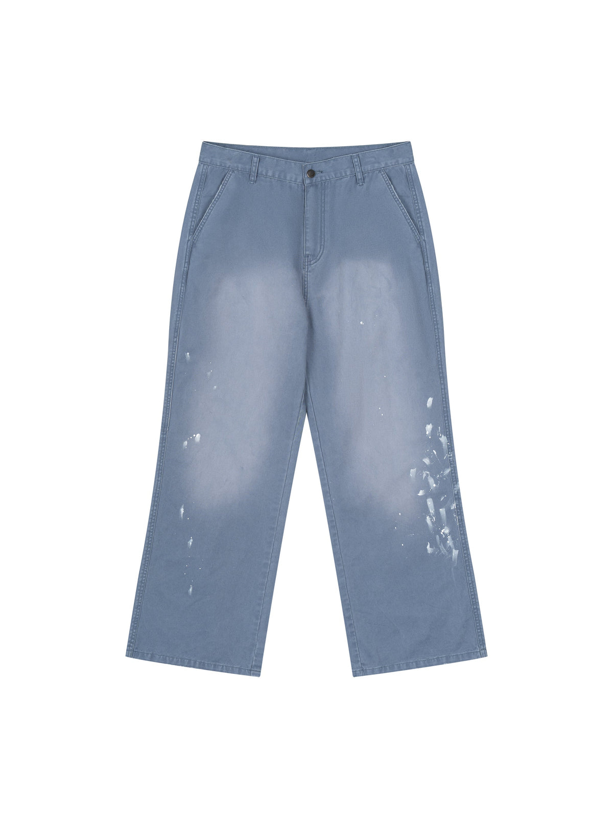 Men's Vintage Wash Splatter Denim Jeans