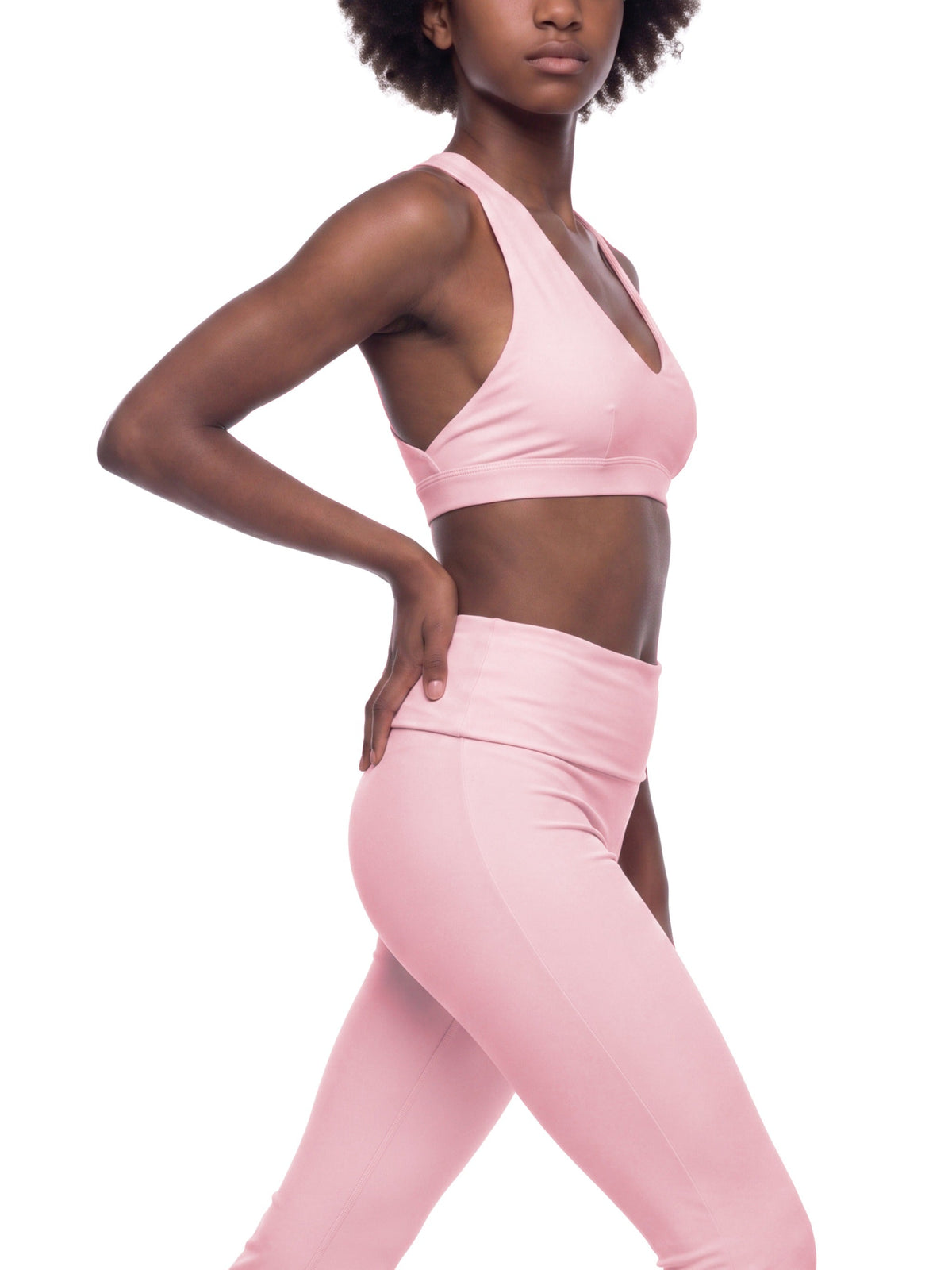 Women's Halter Cropped Sports Bra