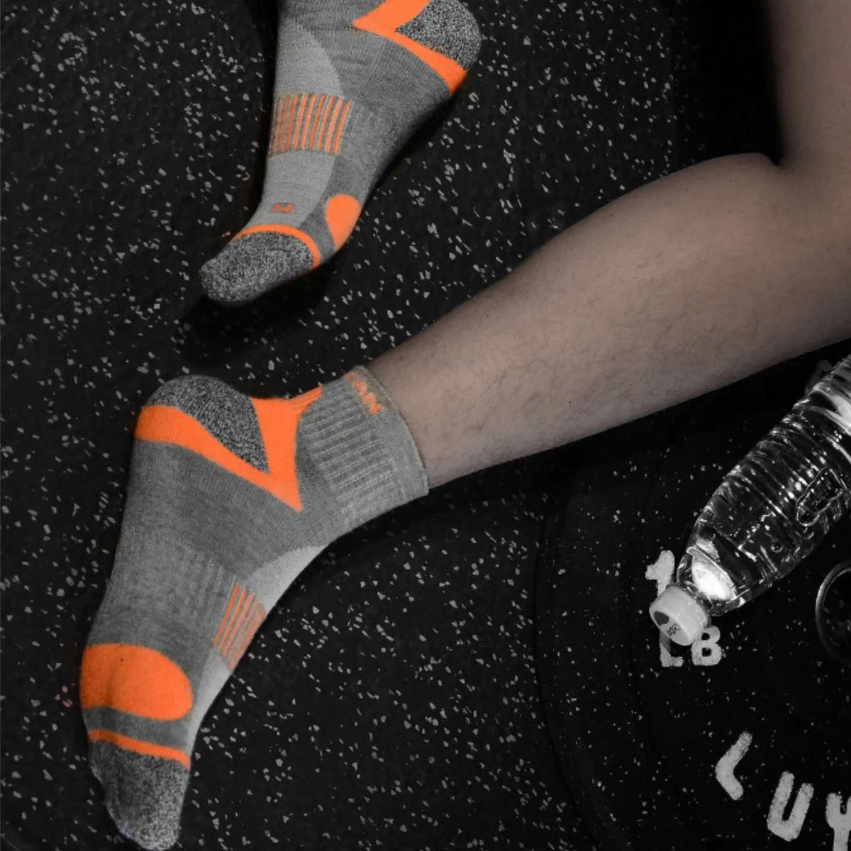Pantsnsox 6 Pairs Cushioned Athletic Ankle Work Socks