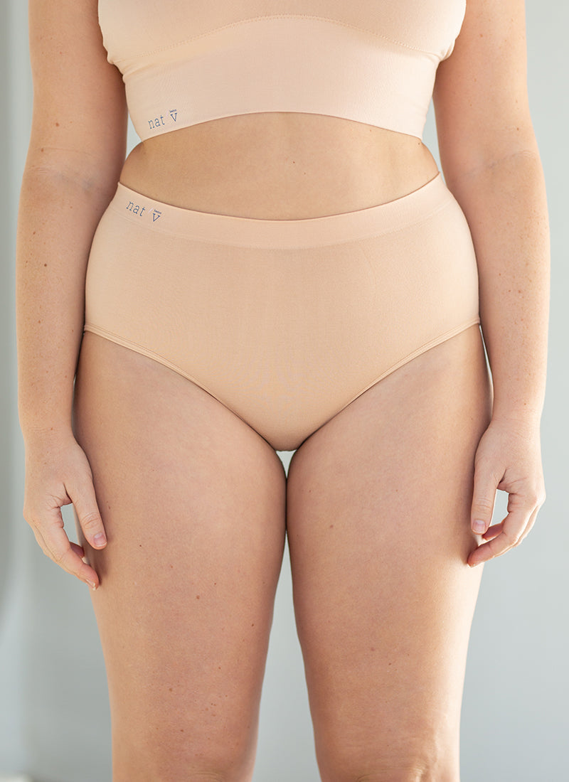 Classic Modal Full Brief Underwear - Bone