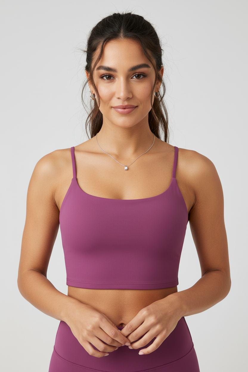 Off Script Women’s Solid Color Sports Bra