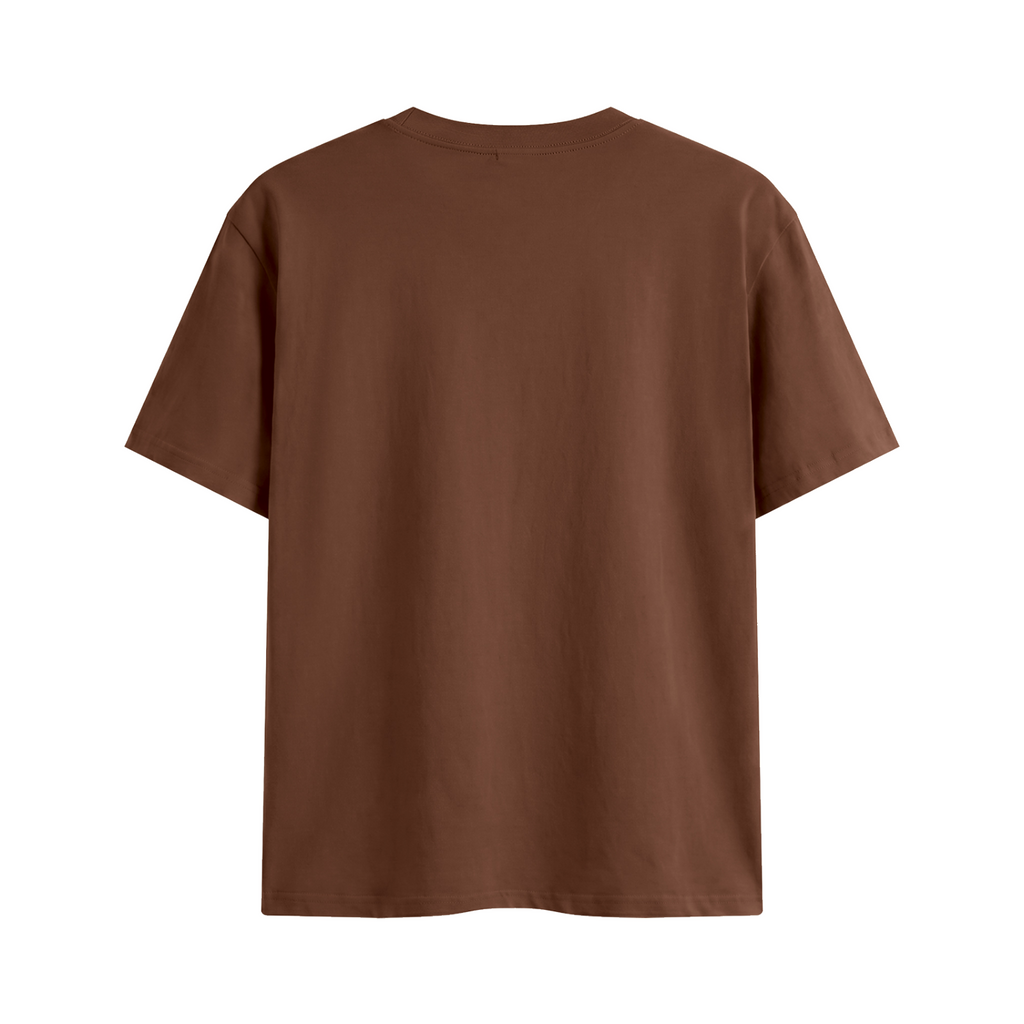 Honey Calm Down Unisex Graphic Cotton T-Shirt - Coffee back 3D mockup