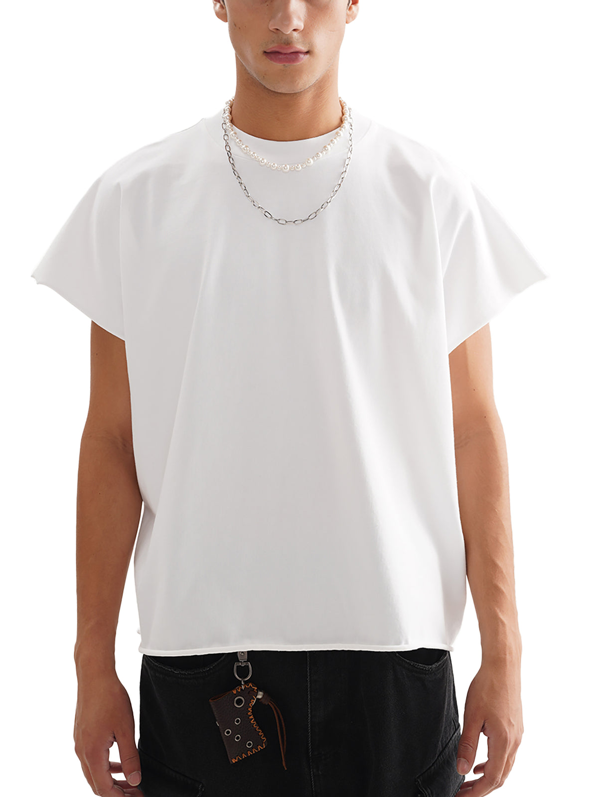Raw Edge Boxy Non-Shrink T-Shirt gallery image 3
