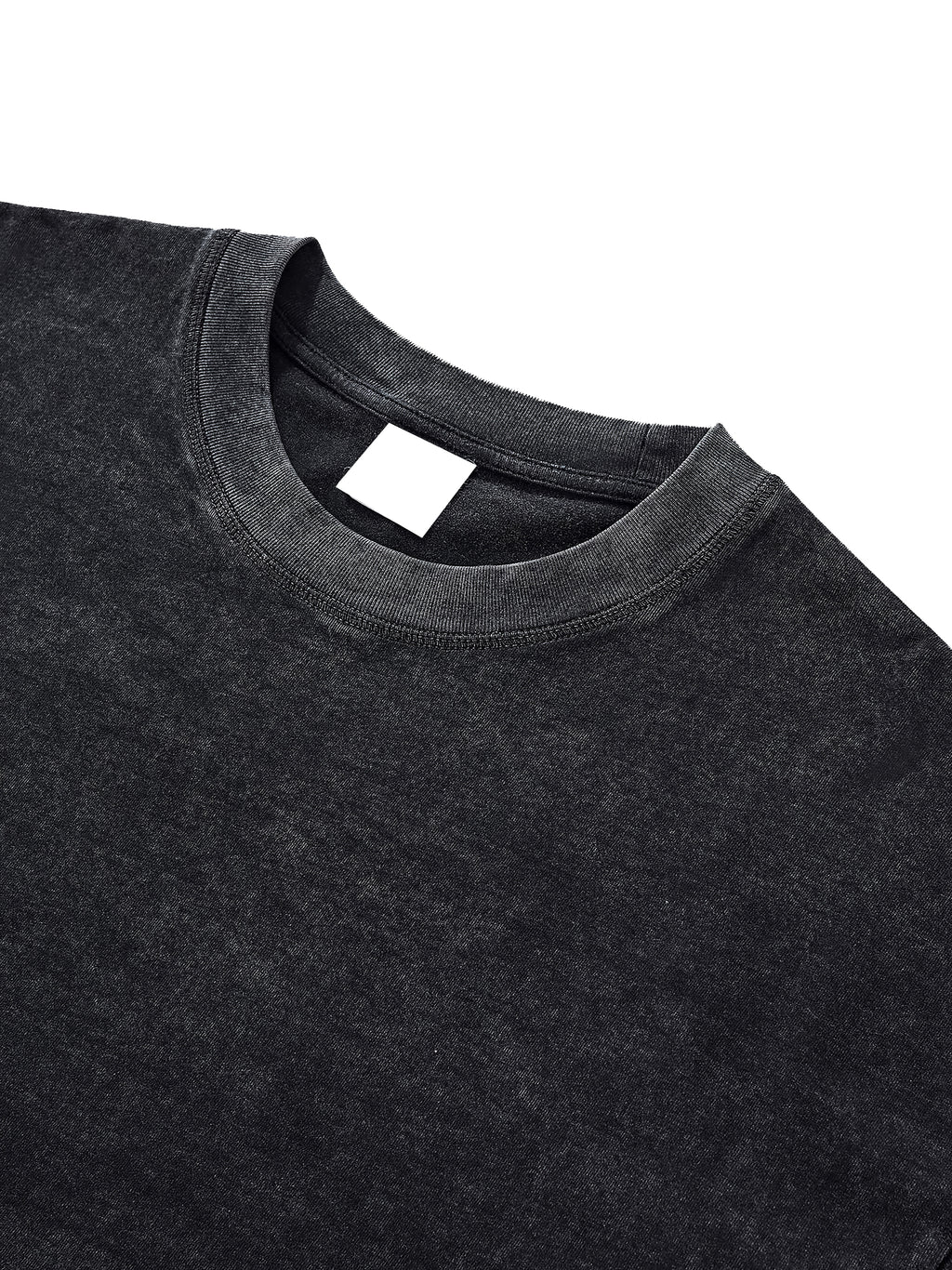 Raw Edge Snow Washed Boxy T-Shirt gallery image 13