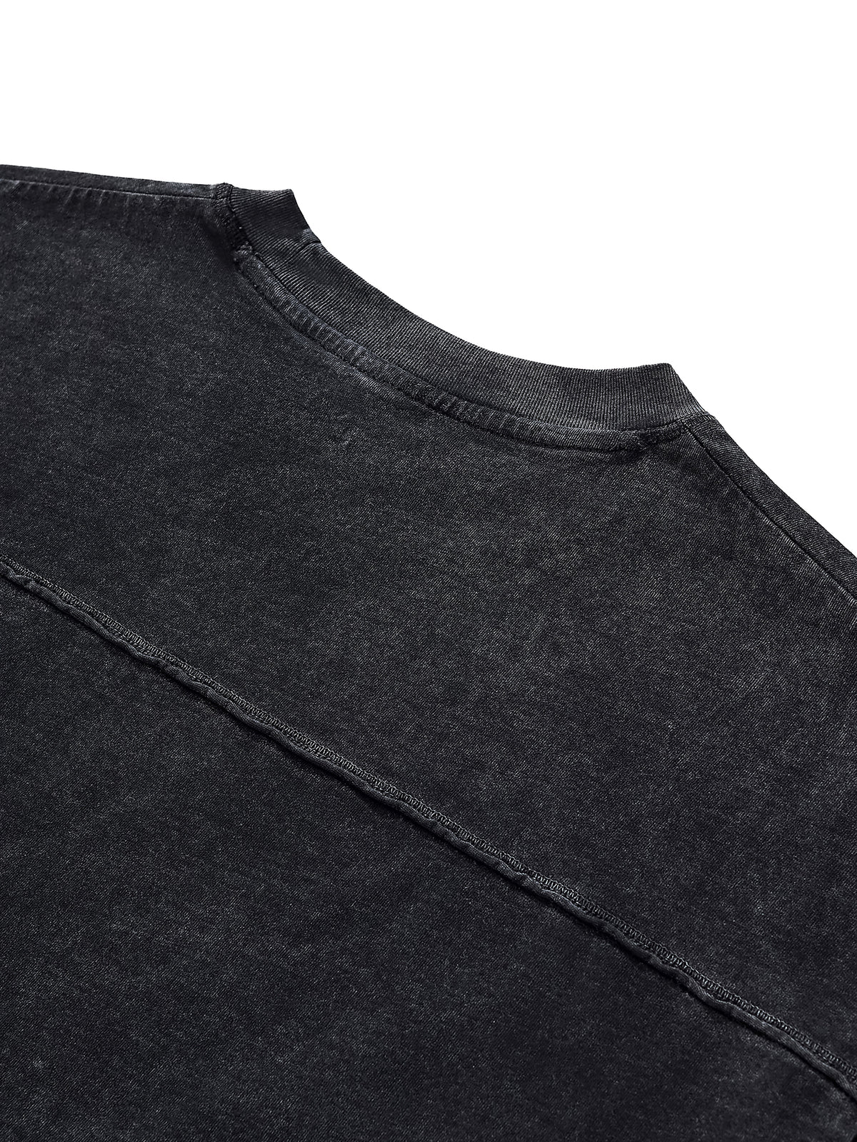 Raw Edge Snow Washed Boxy T-Shirt gallery image 16