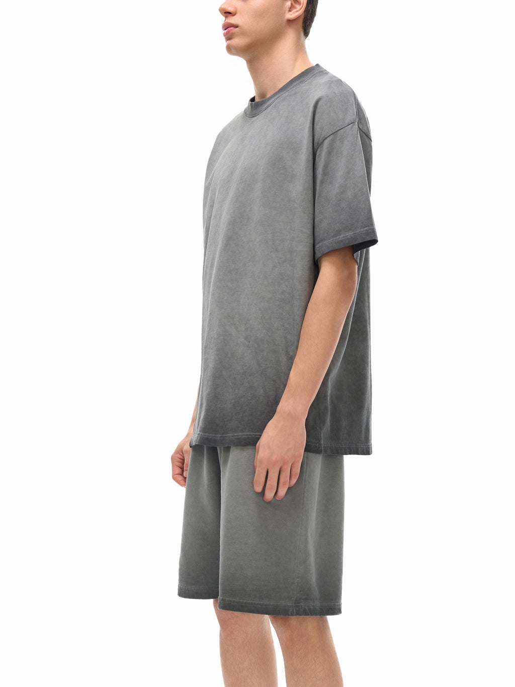 Reverse Dyed Loose Cotton T-Shirt gallery image 3