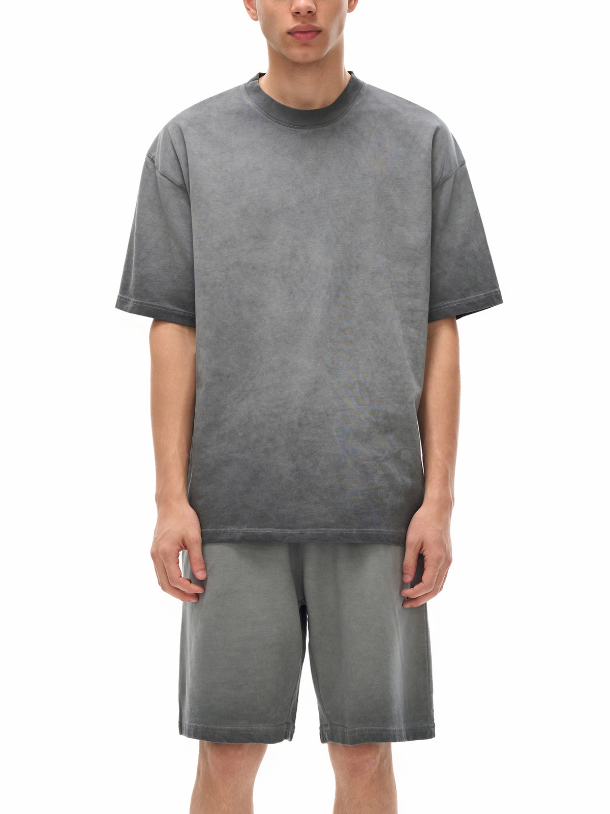 Reverse Dyed Loose Cotton T-Shirt gallery image 4