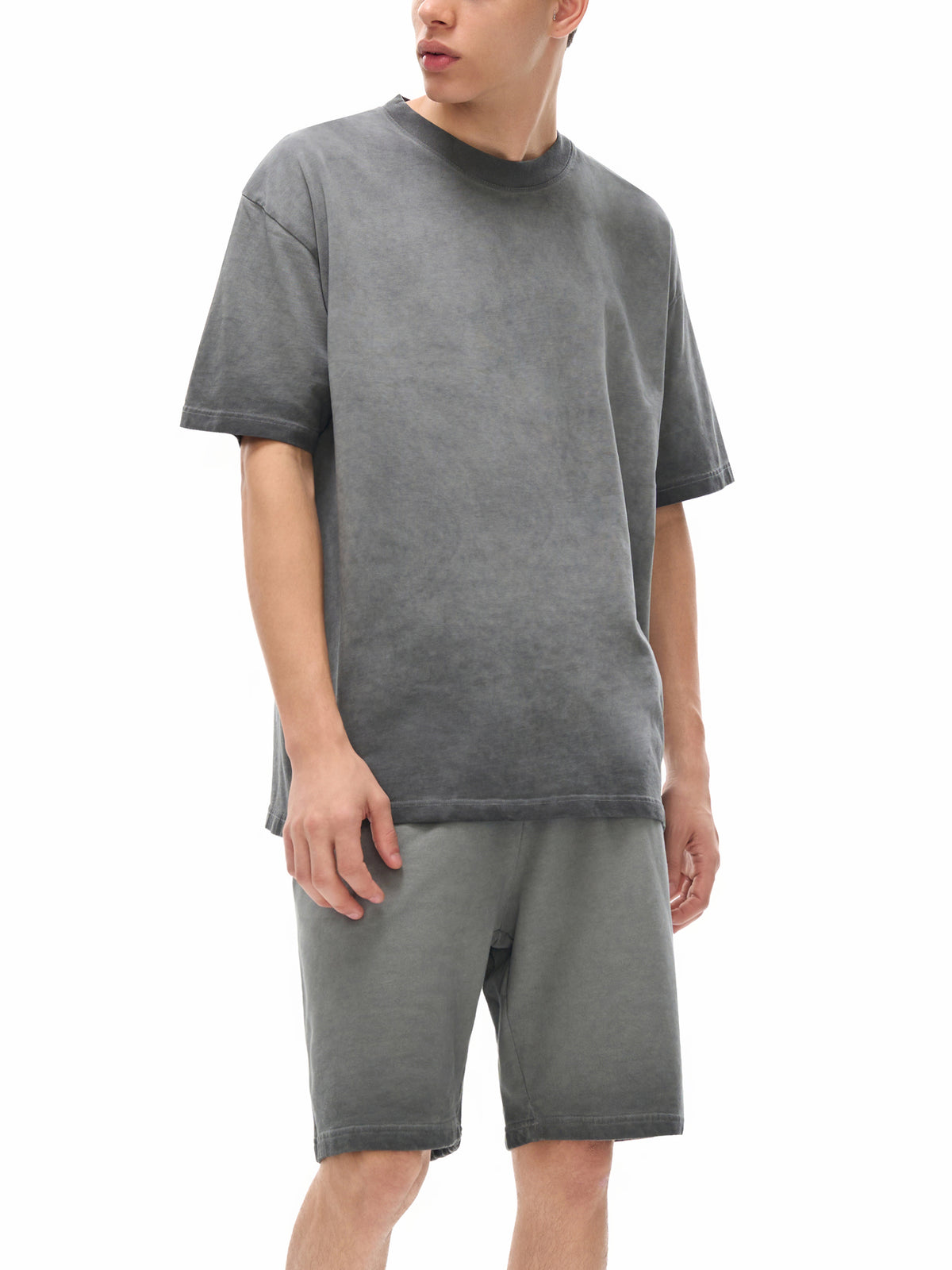 Reverse Dyed Loose Cotton T-Shirt gallery image 5