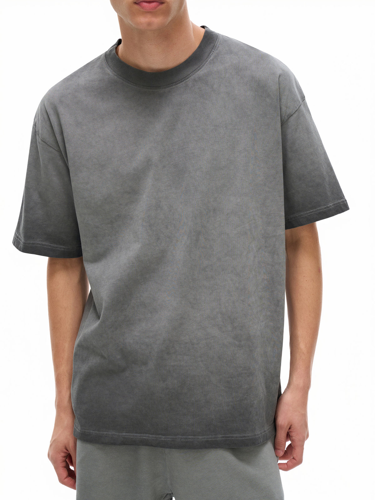 Reverse Dyed Loose Cotton T-Shirt gallery image 7