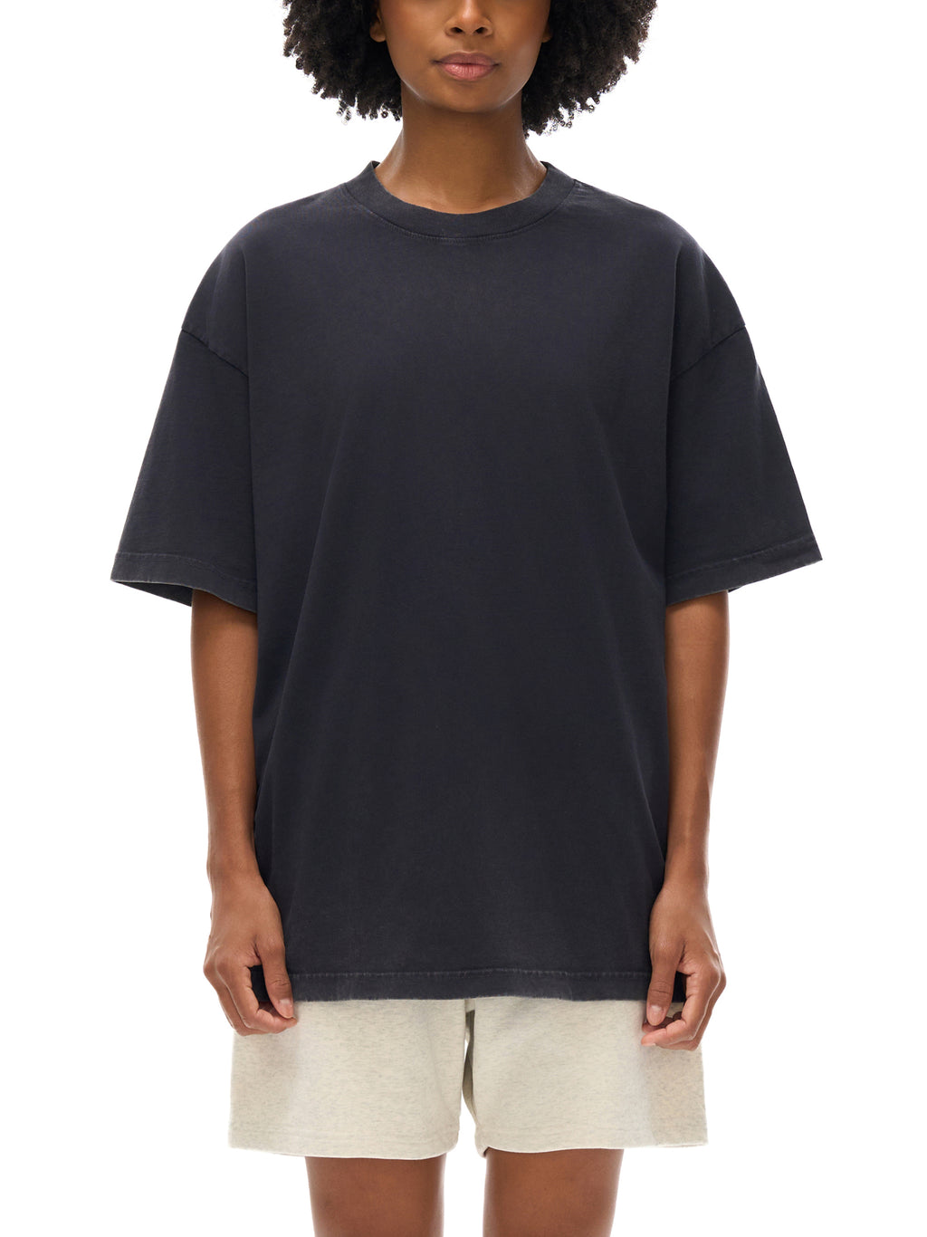 Reverse Dyed Loose Cotton T-Shirt gallery image 8