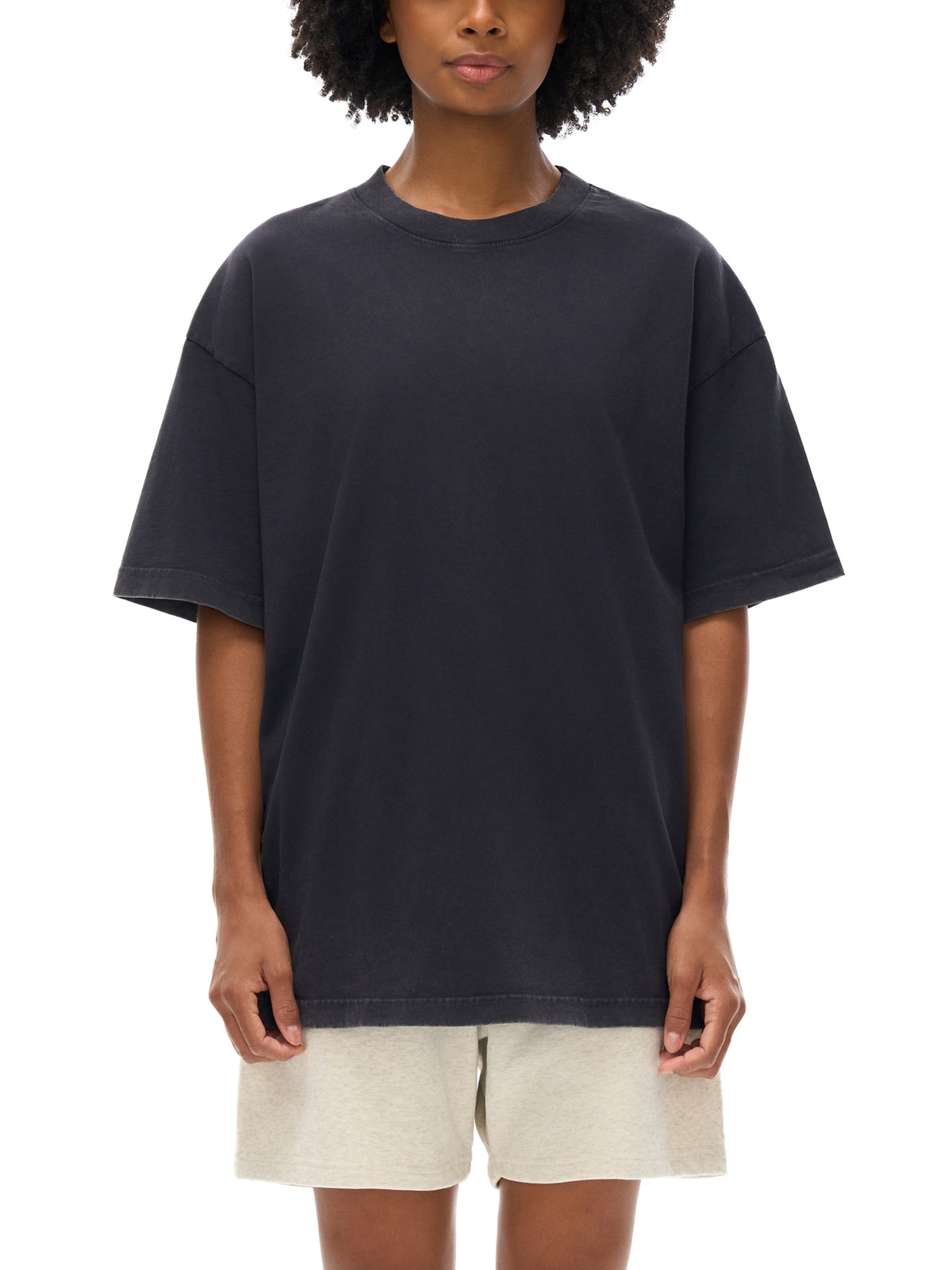 Reverse Dyed Loose Cotton T-Shirt gallery image 8