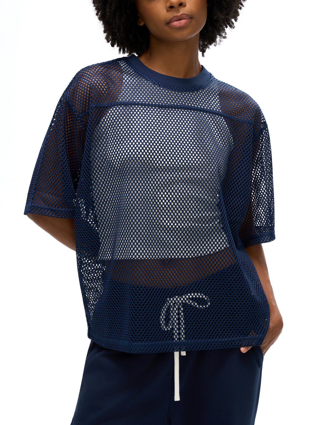 See-through Boxy Net T-Shirt gallery image 12