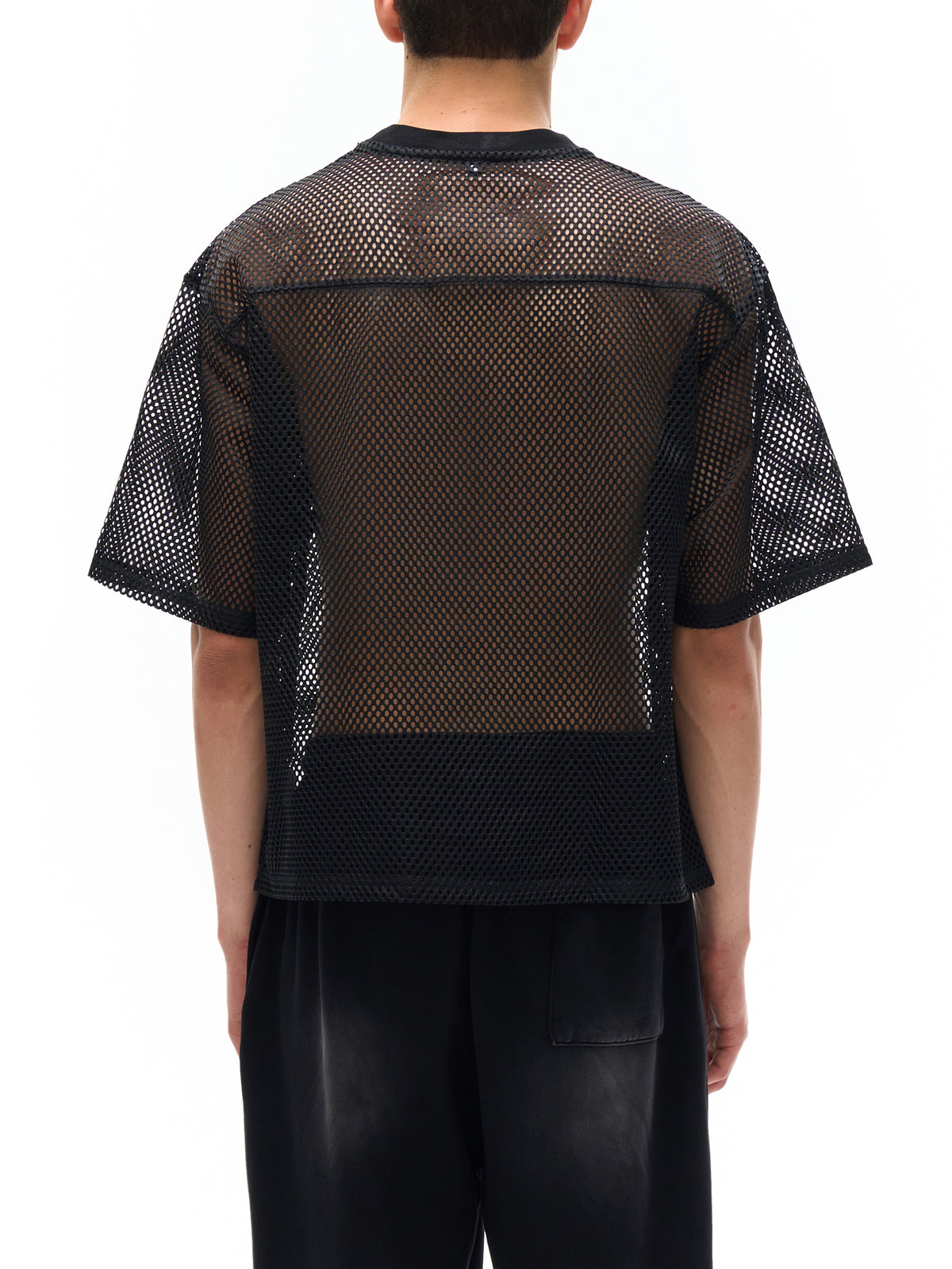 See-through Boxy Net T-Shirt gallery image 5
