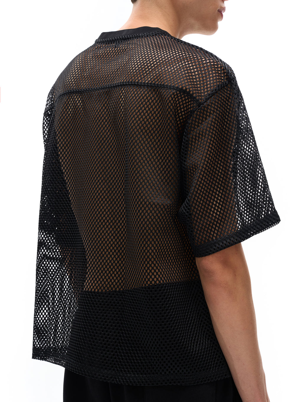See-through Boxy Net T-Shirt gallery image 6