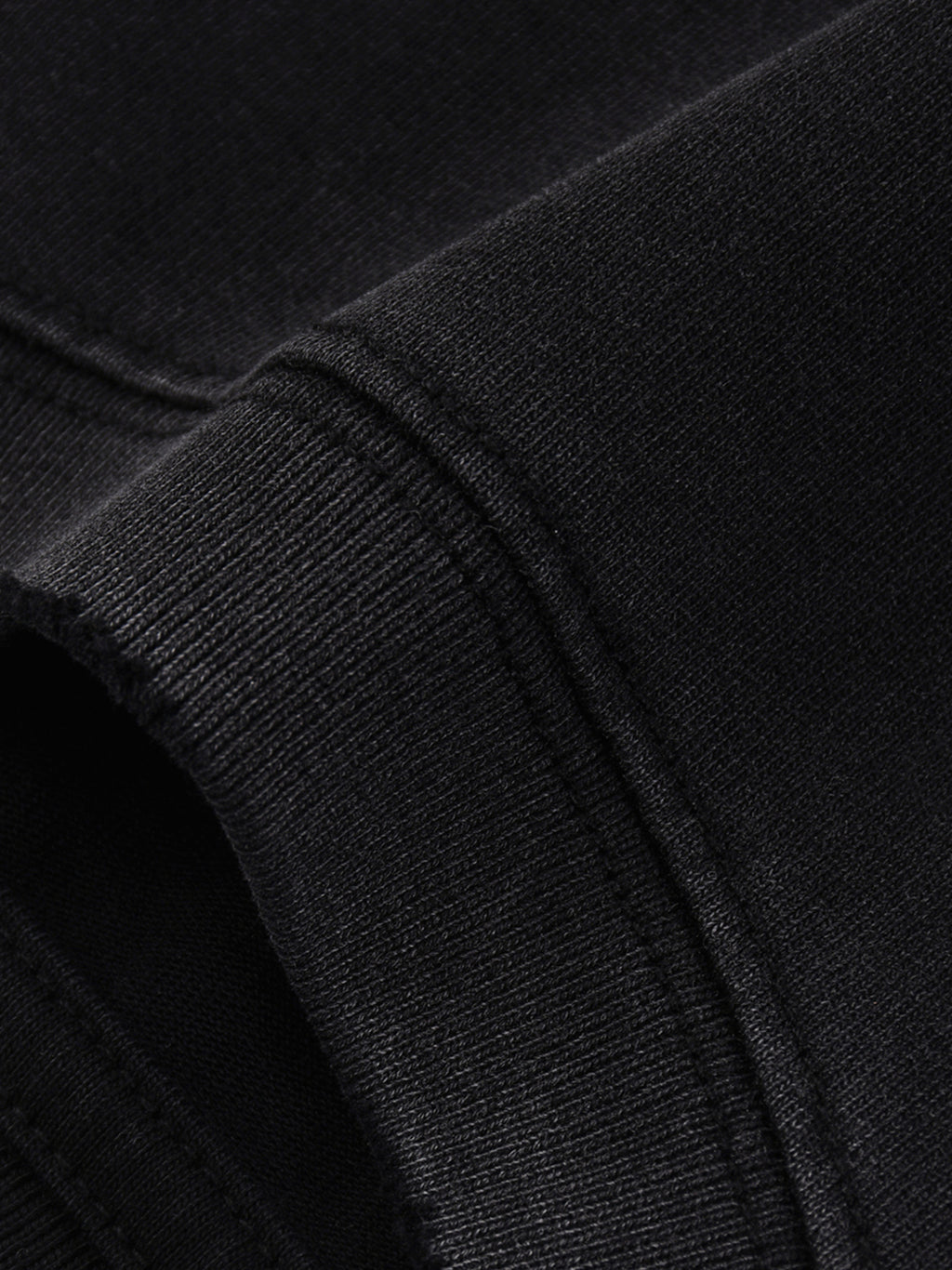 Snow Wash Raw Edge Cotton T-Shirt source image 7